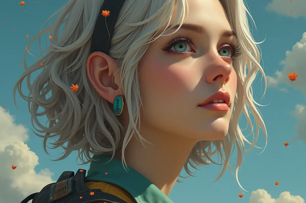 Abat-jour à pampilles vintage dans un salon minimaliste aux murs blancs et mobilier moderne