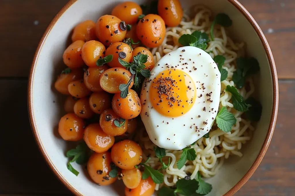 Ampoule à filament vintage dans une lampe en cuivre diffusant une lumière dorée chaleureuse