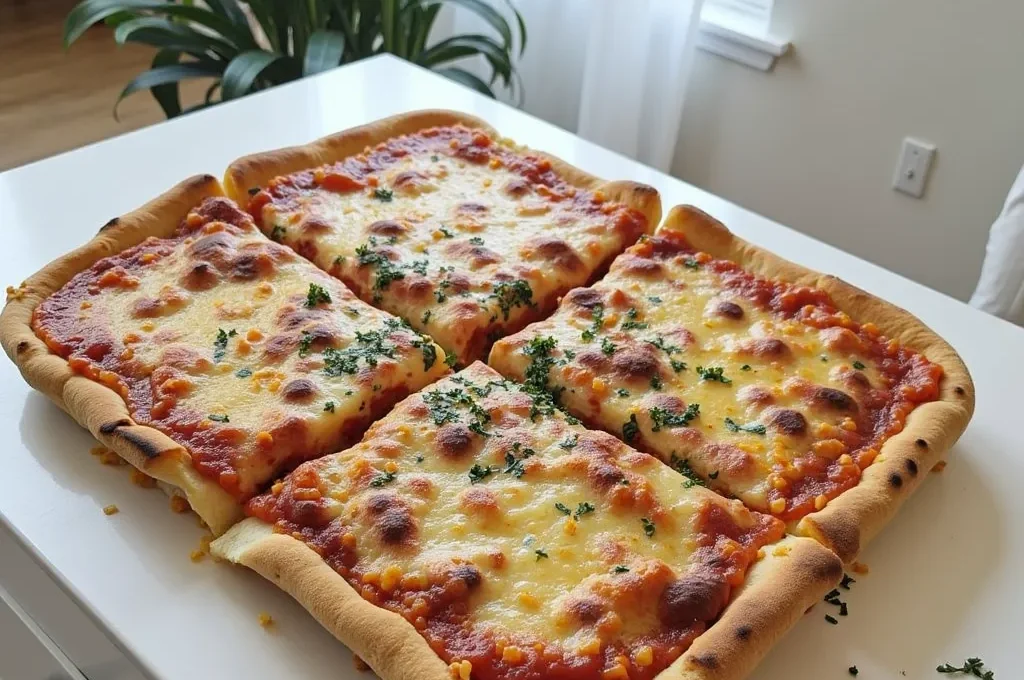 Détail macro de l'application du béton ciré dans une niche murale montrant la texture et les nuances