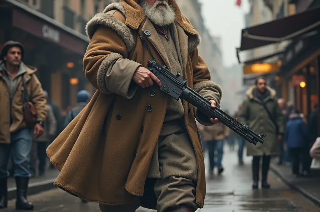 Banc en bois brut dans un couloir haussmannien avec parquet point de Hongrie