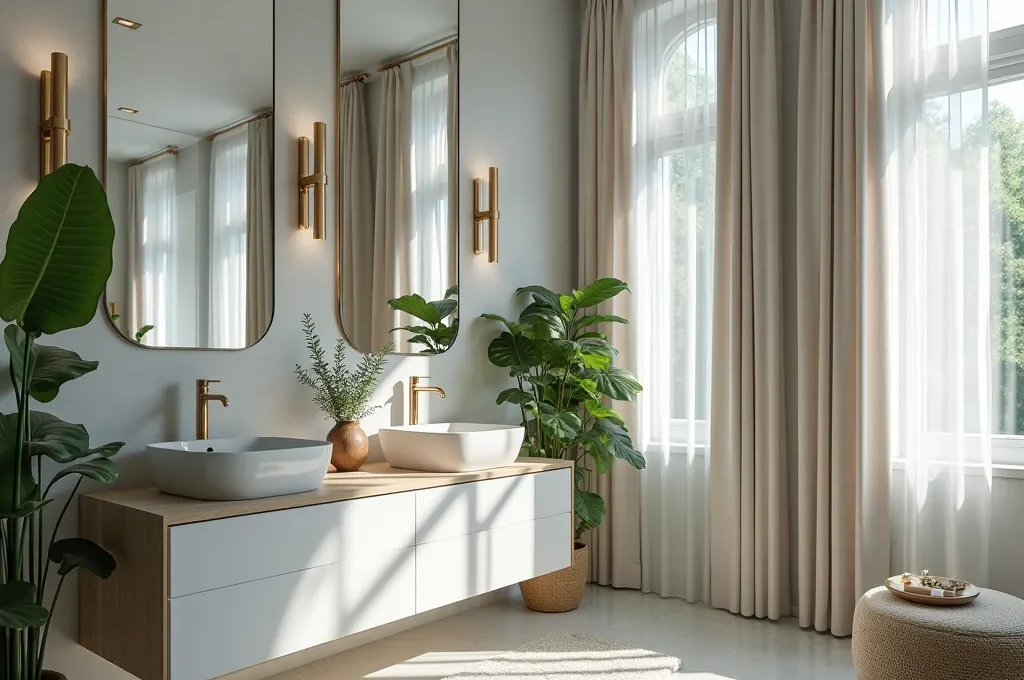 Comparaison visuelle entre éléments industriels urbains et rustiques campagnards dans un même espace