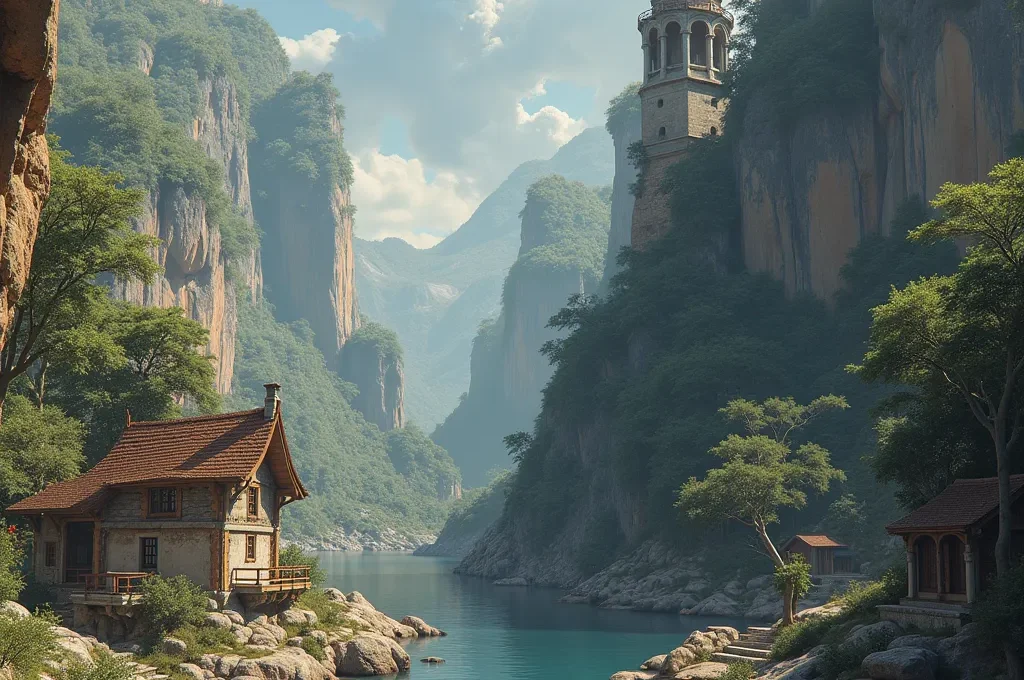 Salon avec canapé coloré comme point de départ de la palette 60-30-10