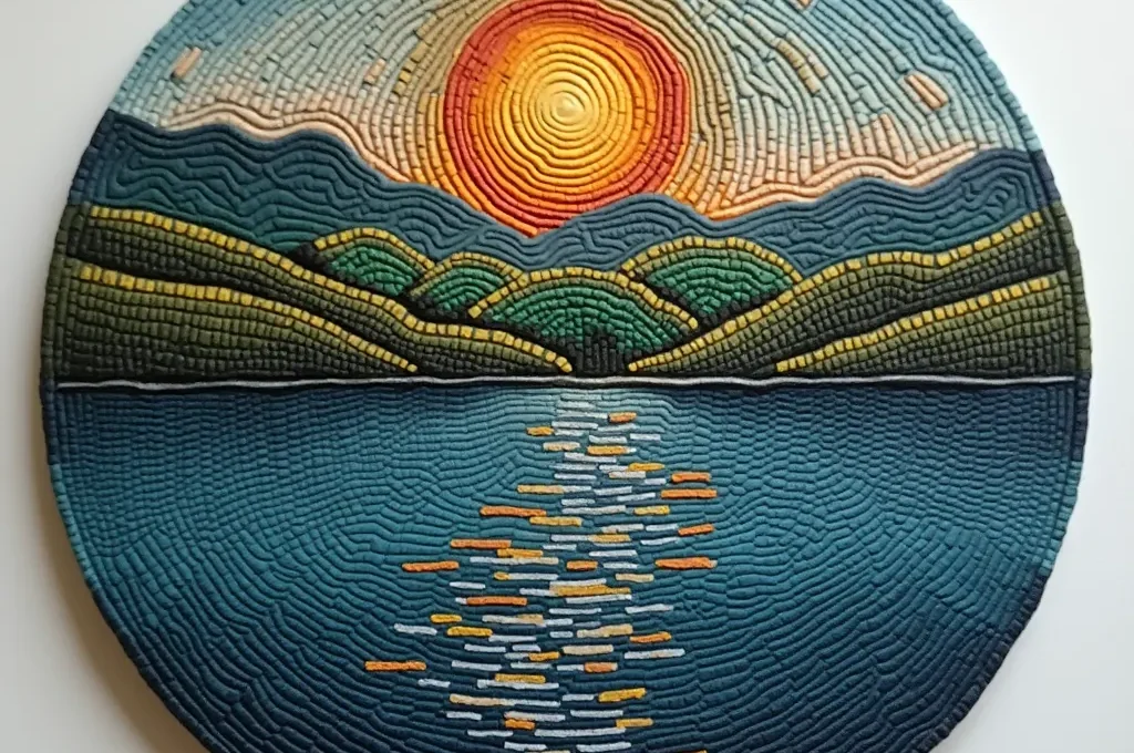 Mobilier de jardin en béton avec housse de protection respirante dans un jardin hivernal